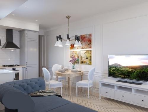 Дизайн квартиры 48 кв. 01