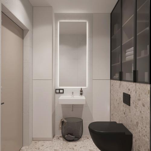 Ванная комната и санузел из проекта двухкомнатной. 08