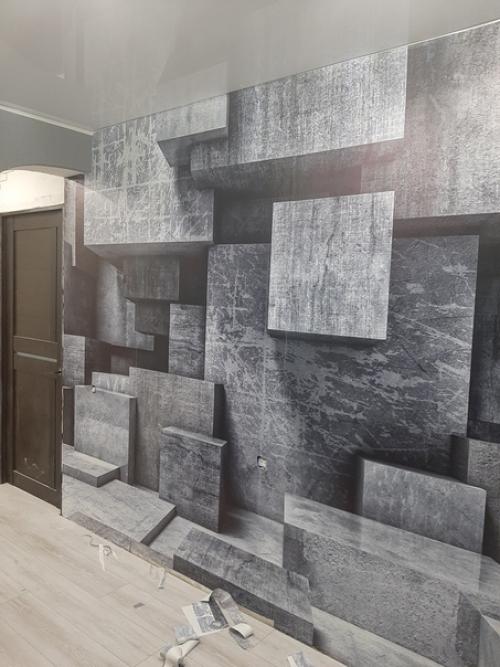 Сын подросток сам ремонт в своей комнате сделал. 01