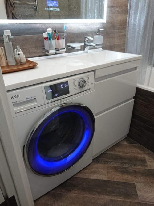 Свежий ремонт санузла в нашей новой кв. 01