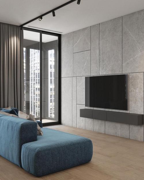 Шикарный дизайн - проект квартиры, площадью 97 кв. 03