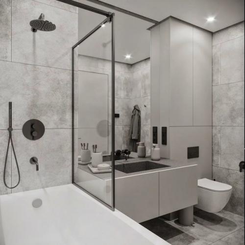 Ванная комната площадью 4. 5 кв. 06