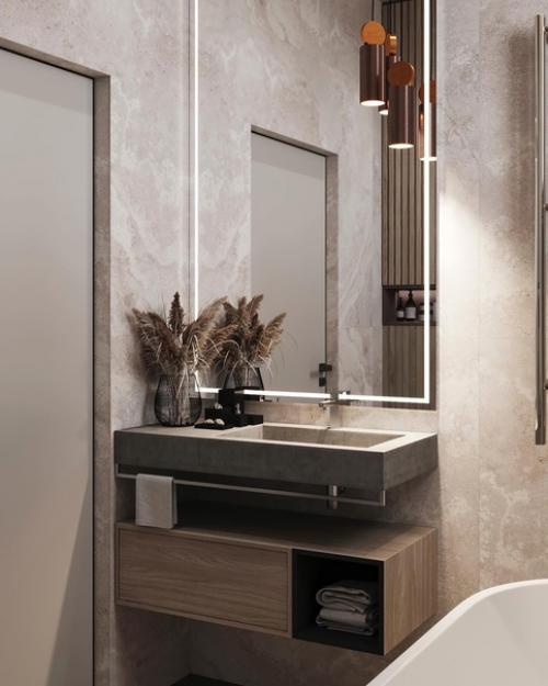 Ванная в роскошном минимализме. 04