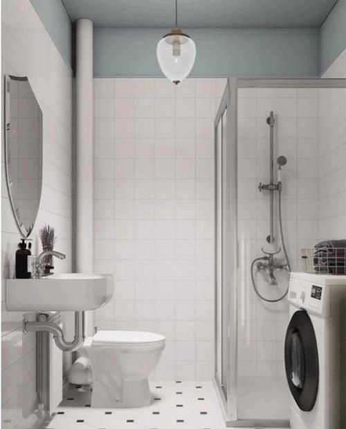 Уютный интерьер 1 комнатной квартиры с приятным сочетанием цветов. 08