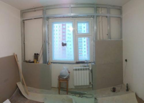 Детская.  Все сделал один, кроме натяжного потолка. 01