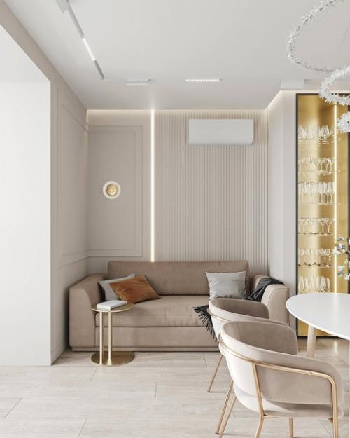 Интерьер кухни для любителей светлых тонов. 01