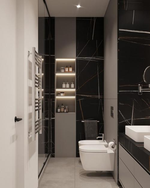 Шикарный дизайн - проект квартиры, площадью 97 кв. 07