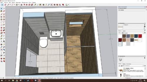 Сан.  Узел с душевой в строительном исполнении в трехкомнатной хрущевке после небольшого расширения и кап. 09
