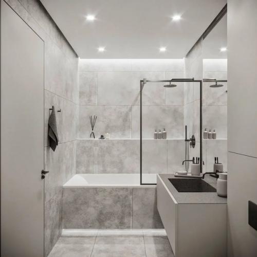 Ванная комната площадью 4. 5 кв. 04