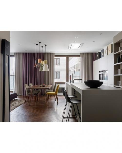 Уютный, эргономичный и функциональный интерьер просторной квартиры. 08