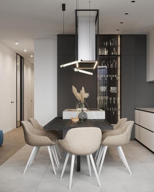 Шикарный дизайн - проект квартиры, площадью 97 кв. 01