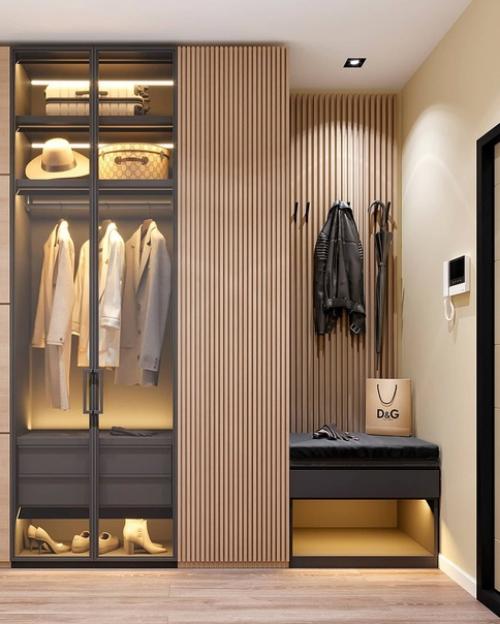 Проекты прихожих для современной квартиры. 04