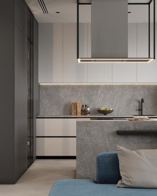 Шикарный дизайн - проект квартиры, площадью 97 кв. 02