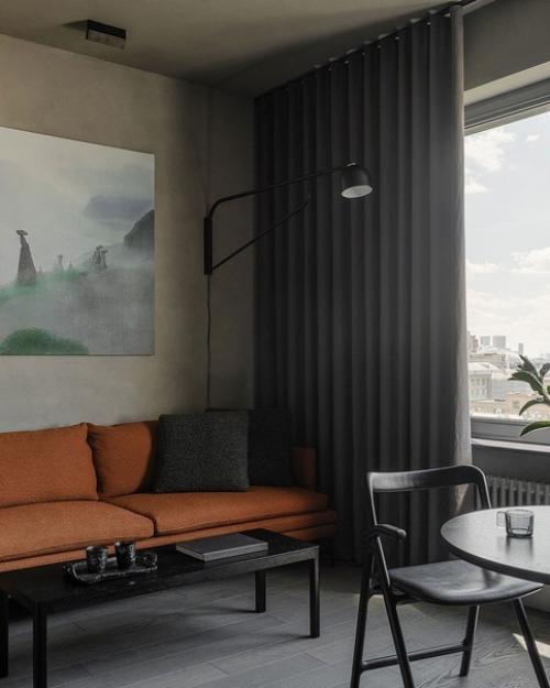 Современный стильный интерьер квартиры. 02