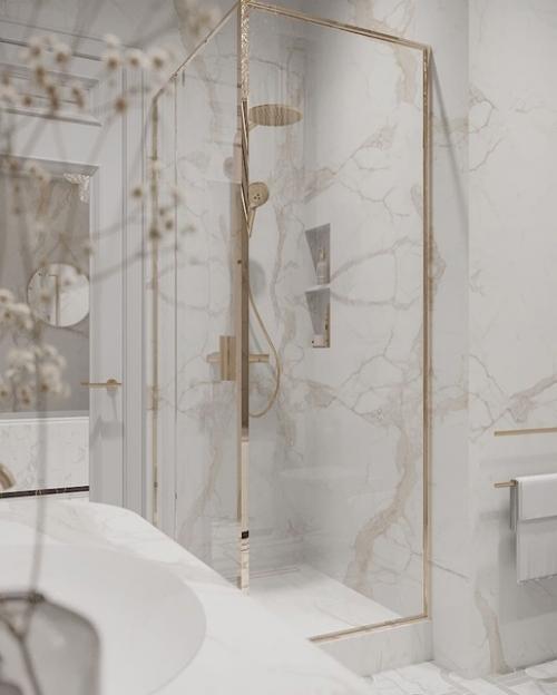 Изящная и утончённая ванная комната. 03