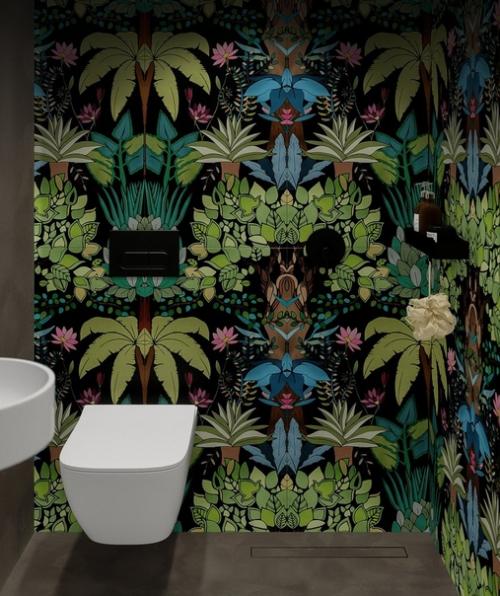 Немного необычный гостевой санузел. 02