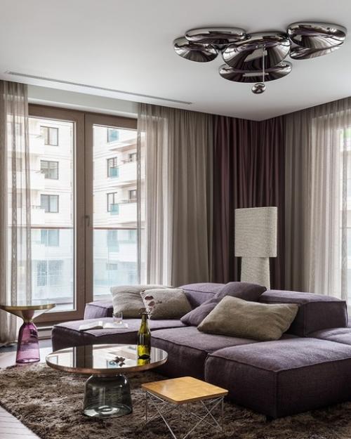 Уютный, эргономичный и функциональный интерьер просторной квартиры. 01