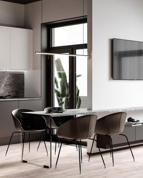 Идеальный пример интерьера и эргономики для небольшой однушки. 02