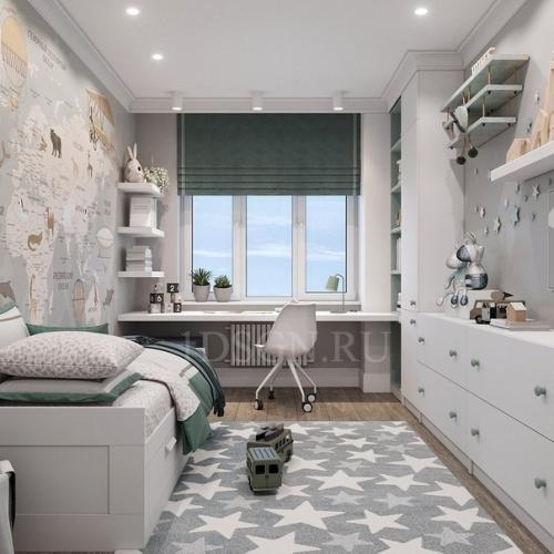 Превосходный проект детской комнаты. 01