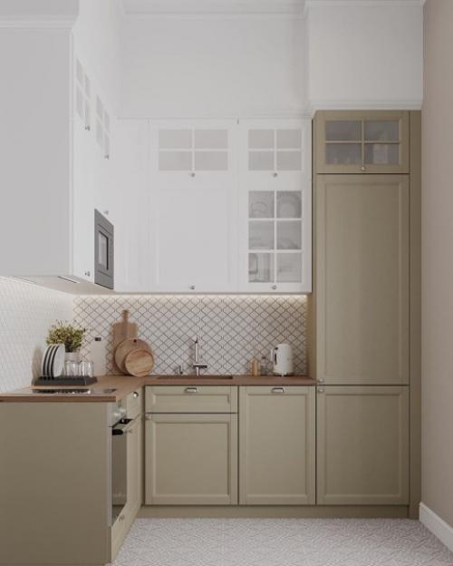 Интерьер небольшой 1 комнатной квартиры, площадью 38 кв. 01