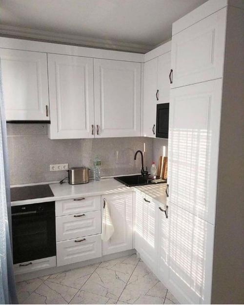 Достойная подборка небольших угловых кухонь. 03