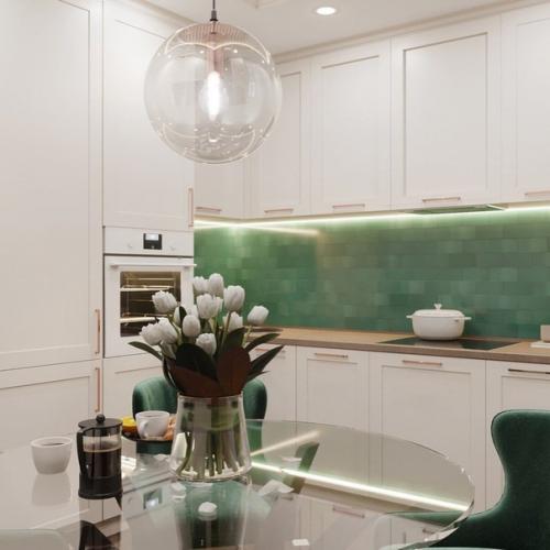 Дизайн - проект трёхкомнатной квартиры площадью 80 кв. 02