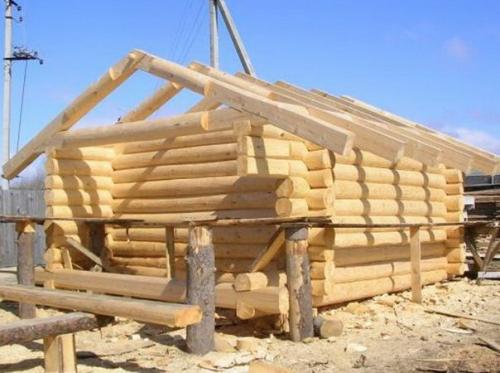 Как построить баню из сруба. 08 Как построить баню из сруба. 08