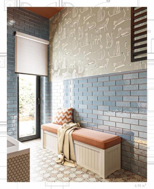 Эта ванная, определенно с изюминкой. 02