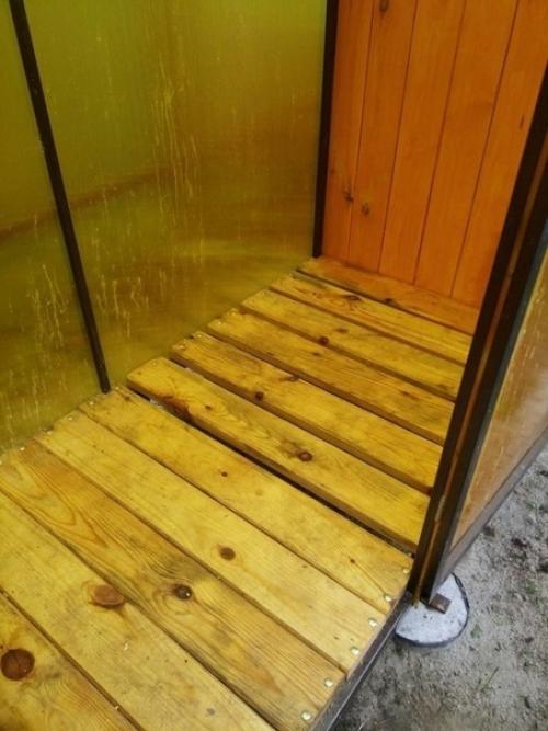 Сделал летний душ на даче, всё своими руками. 01