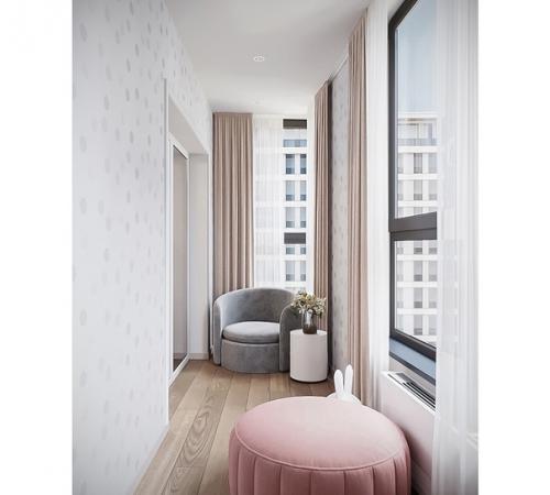 Очень уютная детская комната для девочки. 05