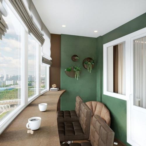 Дизайн - проект трёхкомнатной квартиры площадью 80 кв. 04