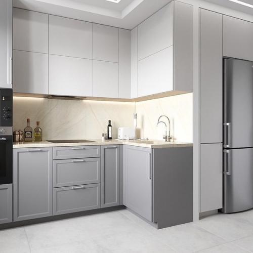 Довольно простой, но стильный дизайн - проект небольшой квартиры. 04