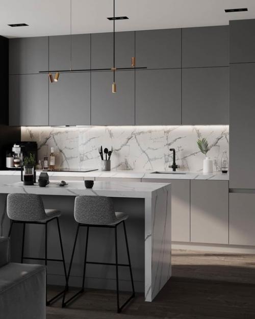 Стильный дизайн - проект квартиры в современном стиле. 01