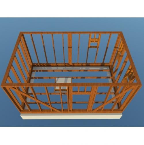 Каркасная баня 6 х 4 cвoими руками. 01