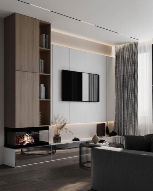 Стильный дизайн - проект квартиры в современном стиле. 02