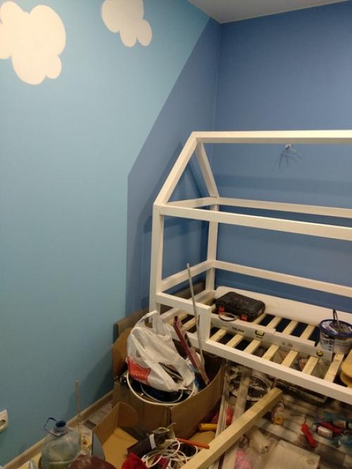 Вот и мы почти наш бюджетный ремонт в новостройке доделали. 05