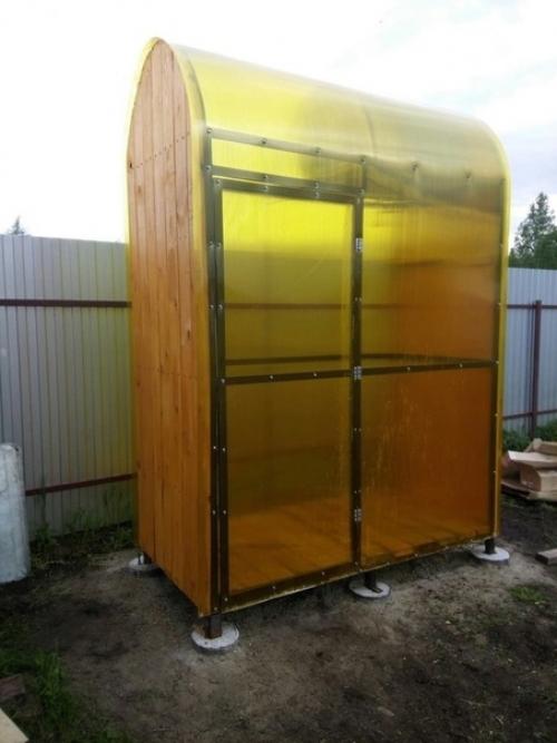 Сделал летний душ на даче, всё своими руками. 04