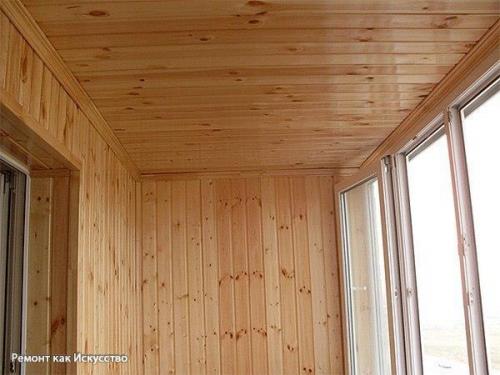 Отделка потолка на балконе - гидроизоляция, утепление и облицовка. 05