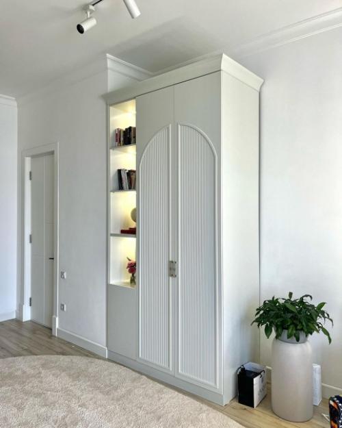 Гардеробная комната после монтажа. 01