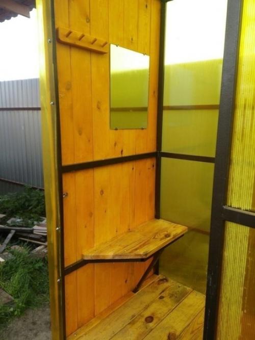 Сделал летний душ на даче, всё своими руками. 03