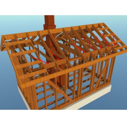 Каркасная баня 6 х 4 cвoими руками. 05