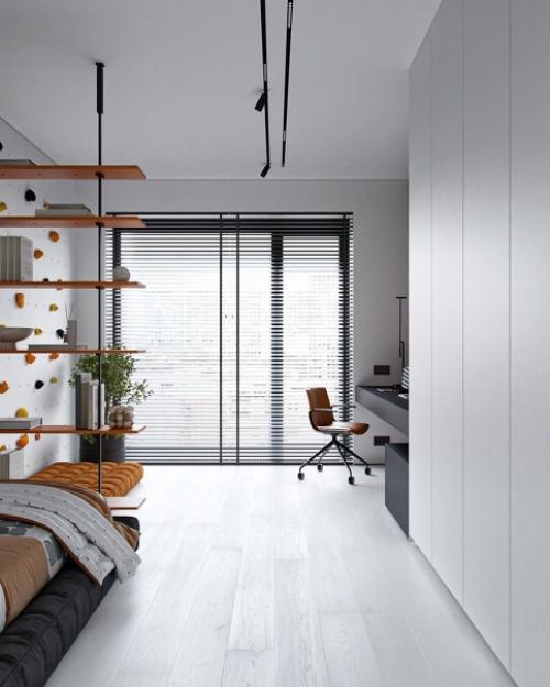 Еще одна очень необычная современная детская комната. 01