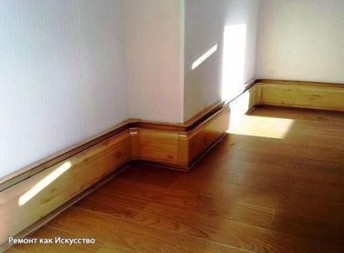 Плинтусная система отопления. 02