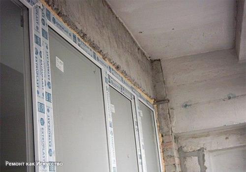 Отделка потолка на балконе - гидроизоляция, утепление и облицовка. 03