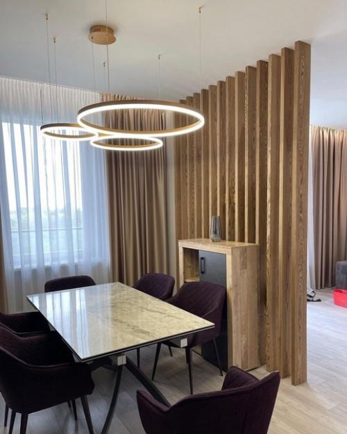 Перегородка из массива ясеня, брус 150/40. 04