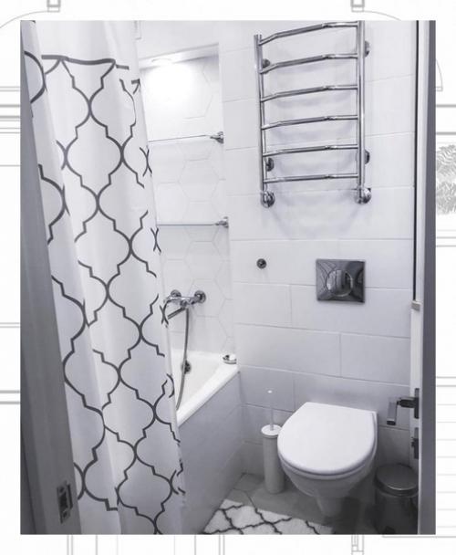 Чтобы не сделать комнату мрачной, слишком давящей, рекомендуется использовать черный только в виде акцентов, а голубой брать в самых светлых тонах. 01