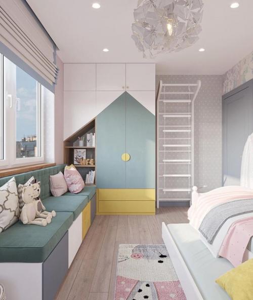 Не только красивый, но и функциональный дизайн - проект детской комнаты. 04