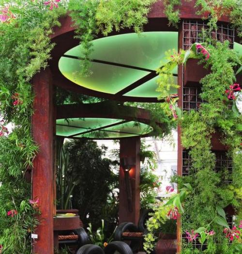 Мы сыграем в прятки: зеркала, стекло и поликарбонат в садовом дизайне. 05 Мы сыграем в прятки: зеркала, стекло и поликарбонат в садовом дизайне. 05