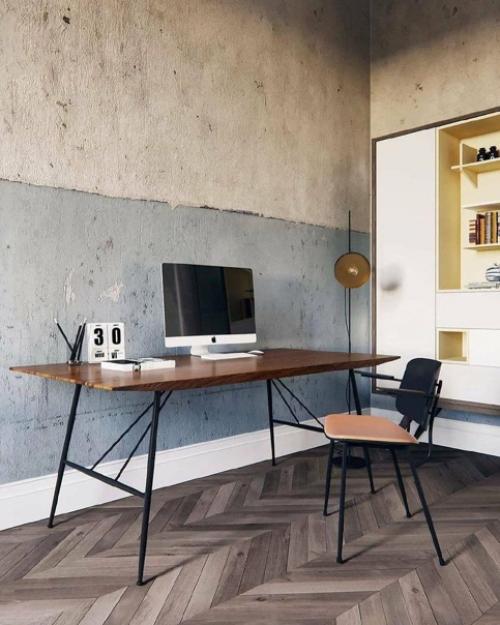 Как вам такой вариант отделки стен в интерьере квартиры ничего не навеяло? 05