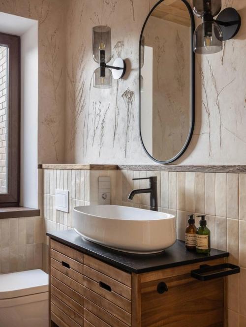 Этот интерьер - о балансе между сдержанной классикой и смелыми деталями. 05